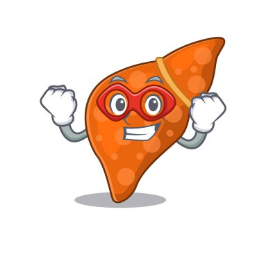 İnsan karaciğerinin çizgi film karakteri süper kahraman rolünde oynuyordu.