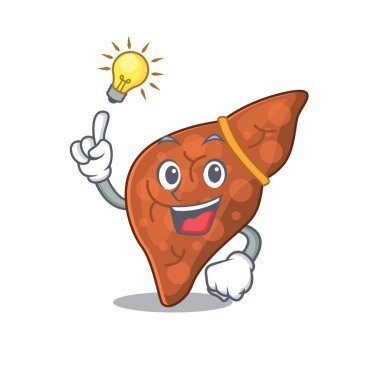 İnsan fibrozis karaciğerinin maskot karakter tasarımının zekice bir jesti var.