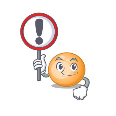 Bir staphylocuccus aureus çizgi film tasarım stili tabela ile bir simge