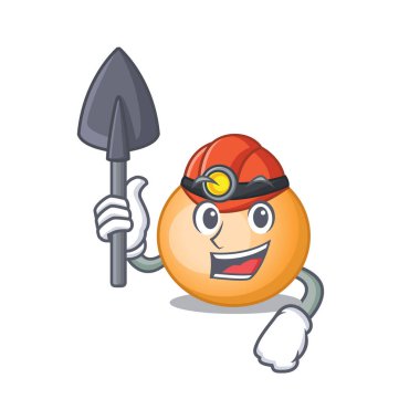 Staphylocuccus aureus Miner çizgi film tasarım kavramı