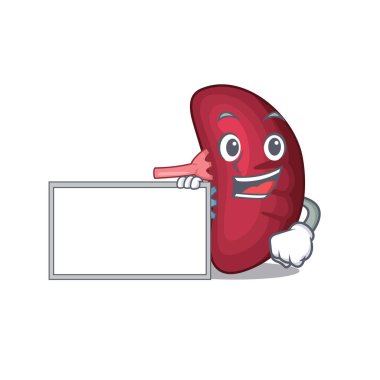 Pano ile insan dalağı çizgi film karakter tasarım biçimi