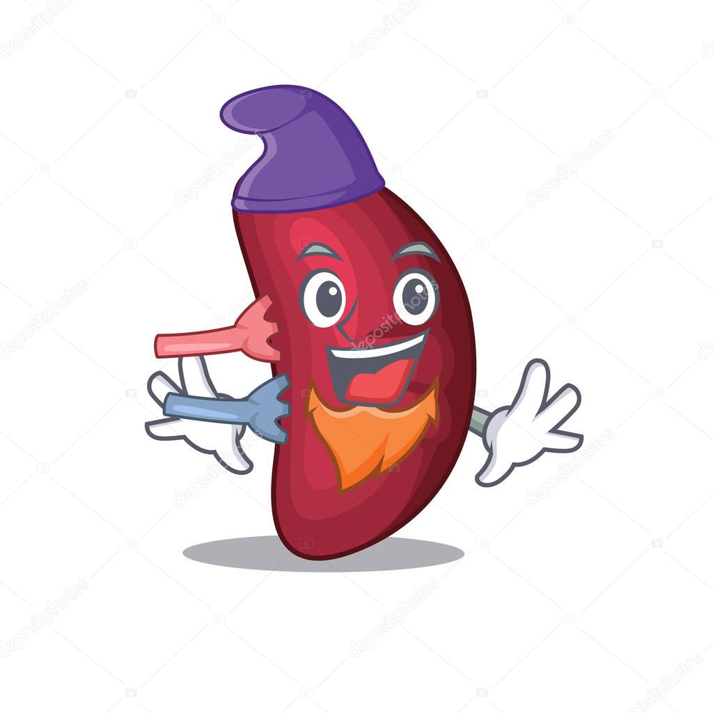 Cute Picture Of Human Spleen In Elf Cartoon Design Vector Illustration 370408180 Larastock