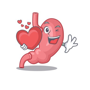 Yürekli, tatlı bir karikatür karakteri.