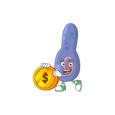 Clostrisium botulinum zengin çizgi film karakterinin büyük altın parası var.