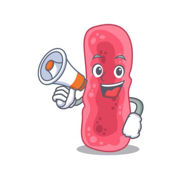 Shigella Sonnei 'nin megafonu olan çizgi film karakteri.