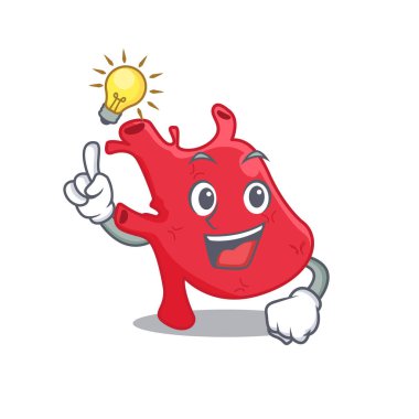 Kalp maskotu tasarımı zekice bir jest yapar.