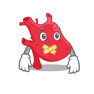 Kalp çizgi film karakteri gibi gizemli sessiz bir jest.