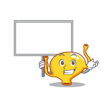 Mesane maskotu tasarımı ikonu bir tahta getirin