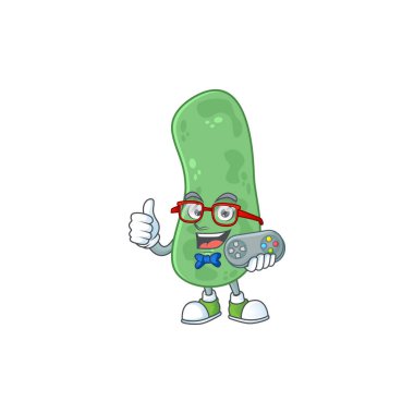 Enterobacteriaceae yetenekli oyun maskotu dizayn oyunu denetleyici ile