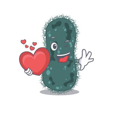 Tatlı bir termotogae çizgi film karakteri. Kocaman bir kalp taşıyor.