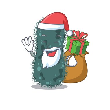 Noel Baba 'nın Noel hediyesi olan termotogae çizimi.