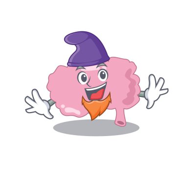 Bir Elf masalı karakteri olarak beynin sevimli bir çizgi film tasarımı.