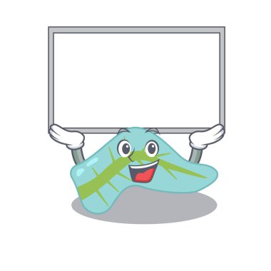 Pankreasın karikatür karakteri başarılı. Bir tahtayı kaldırın.