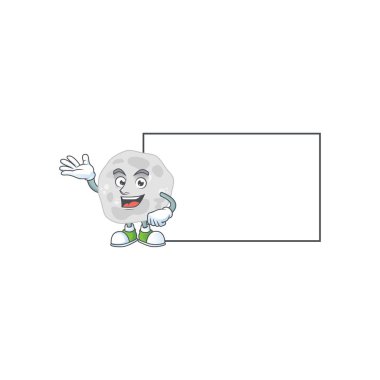 Tahtalı fibrobakterilerin karikatür çizimi.