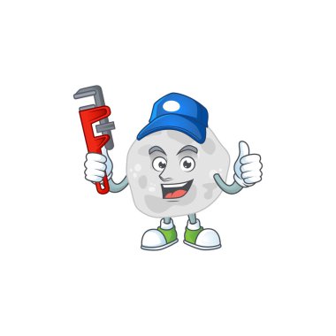 Fibrobacteres Çizim konsepti akıllı tesisatçı olarak çalışır