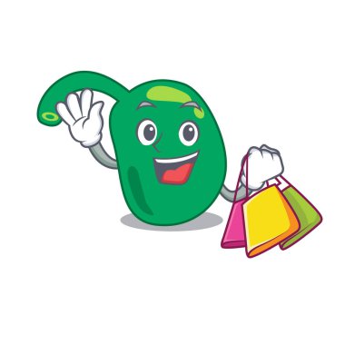 Alışveriş torbalarıyla zengin bir çizgi film karakteri.