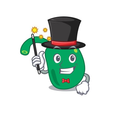 Pineal çizgi film tasarım tarzında muhteşem bir akıllı sihirbaz.