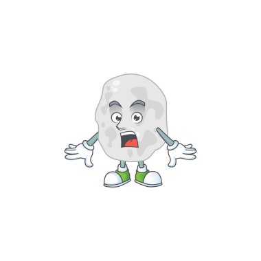 Şaşırtıcı bir jestle planktom tasarımının karikatür konsepti.