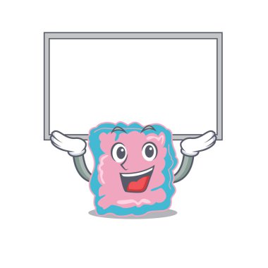 Bağırsağın karikatür karakteri bir tahtayı kaldırmayı başardı