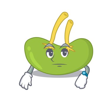 Bekleme hareketi ile dalağın maskot tasarımı