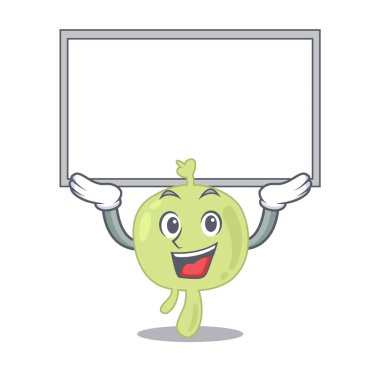 Lenf düğümünün karikatür karakteri bir tahtayı kaldırmayı başardı