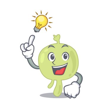 Akıllı lenf düğümünün maskot karakterinin bir fikri vardır.