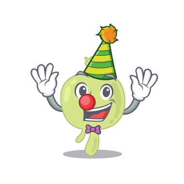 Gülen palyaço lenf nodu çizgi film karakter tasarımı konsepti