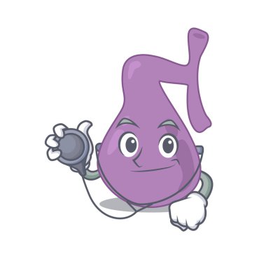 Gülen doktor çizgi film karakteri aletleri olan safra kesesi