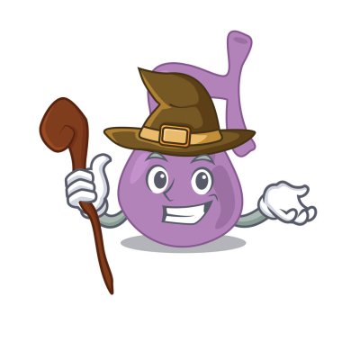 Safra kesesi komik ama sinsi cadı çizgi film karakteri tasarımı