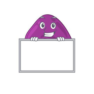 Bir panonun arkasında duran Adrenal çizgi film tasarım biçimi