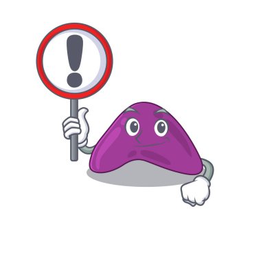 Bir karikatür ikonu adrenalin ve ünlem levhası.