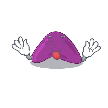 Komik adrenal çizgi film tasarımı.