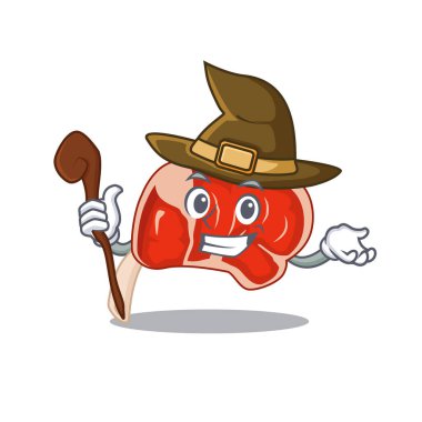 Pirzola komik ama sinsi cadı çizgi film karakteri tasarımı