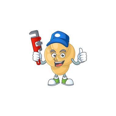 Bordetella pertusis çizim konsepti akıllı tesisatçı olarak işe yarar. Vektör illüstrasyonu