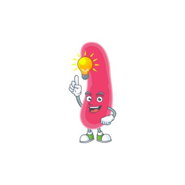 Bir fusobacteria karikatür tasarım konsepti bir fikrim var.