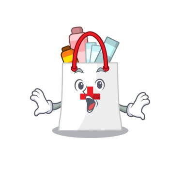 Uyuşturucu çantası maskotu tasarımı. Şaşırtıcı bir jest.