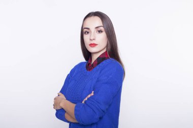 çok güzel bir kız portresi.