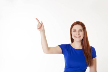 Kız gösteren boş kopya alanı