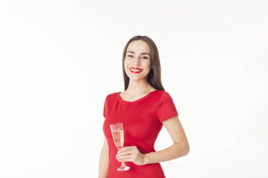 şampanya içmek güzel kadın