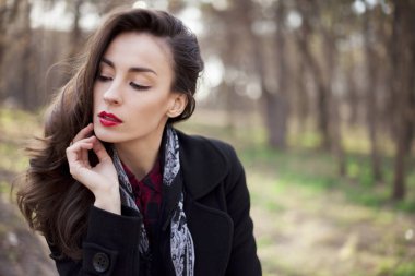 muhteşem bir genç kadın