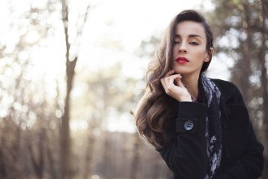 muhteşem bir genç kadın