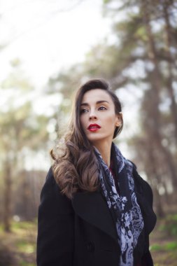 muhteşem bir genç kadın