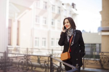 Akıllı Telefonla Konuşan Kadın