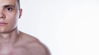 Kısmi sportif adam görünümünü