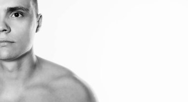 Kısmi sportif adam görünümünü