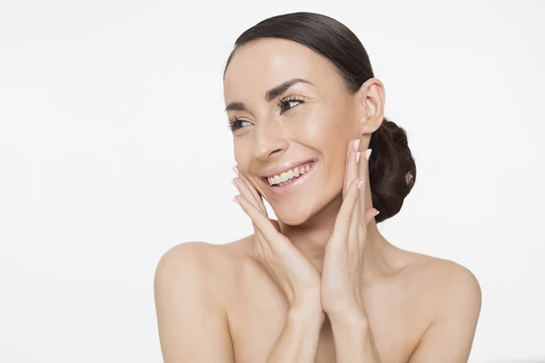Portrait Beautiful Woman Beauty Spa Concept Skin Care — Stock Photo, Image