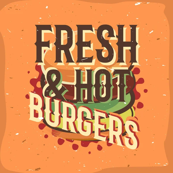 Diseño de logotipo creativo con hamburguesa. Ilustración vectorial . — Archivo Imágenes Vectoriales