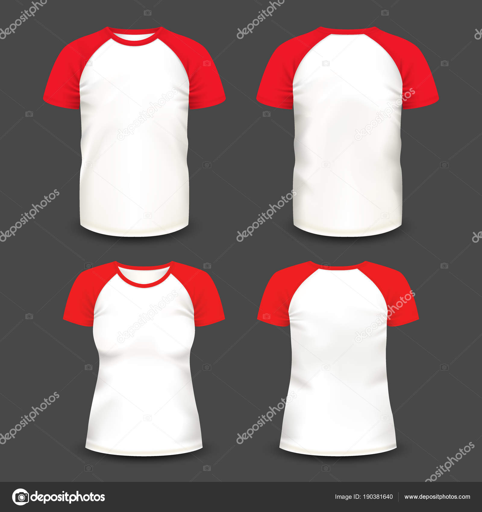 Camiseta blanca mangas rojas sale
