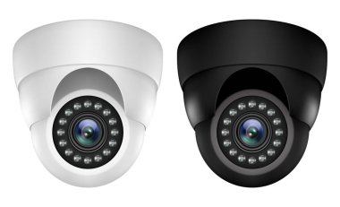 Gerçekçi 3D IP video kamera güvenlik denetimi