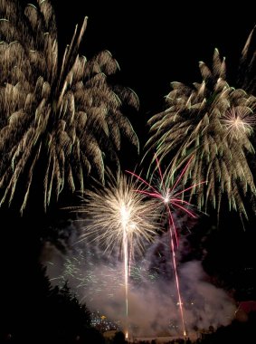 Güzel havai fişek sky_31 aydınlatmak